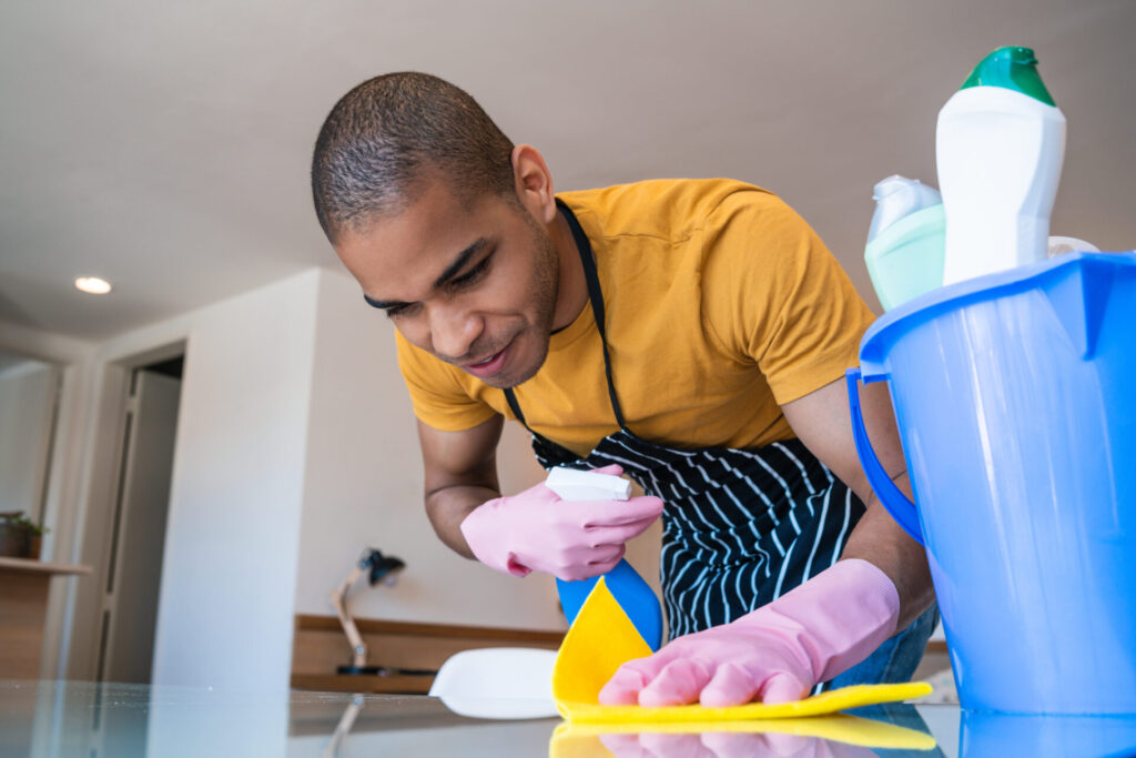 cleaning stains
